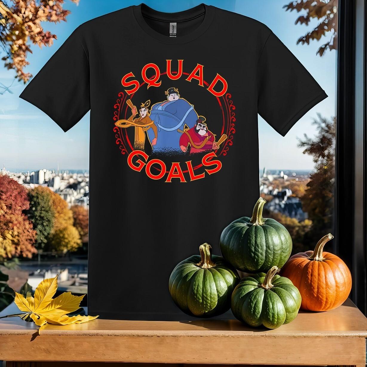 Funny Squad Goals Mulan Shirt T-shirt T shirt Men Women Unisex Tshirt SY437 XXXXL