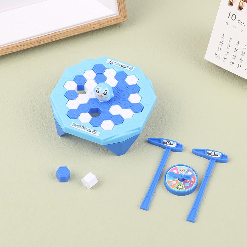 

Детские игрушки, семейная вечеринка для родителей и детей, спасение пингвина, ледоруб, игрушки-ловушки синий