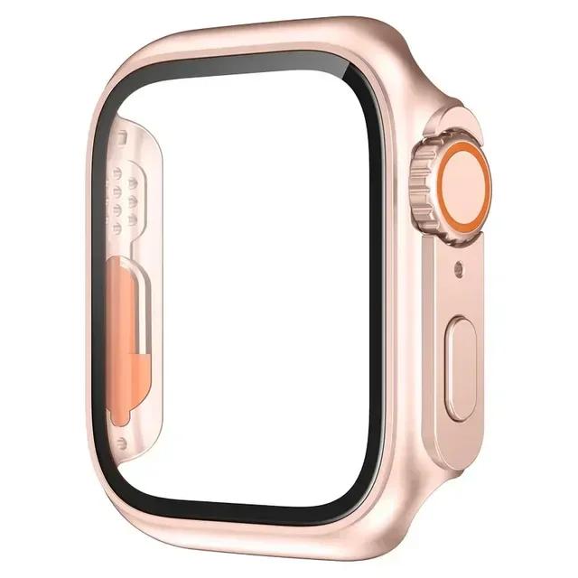 Glass+Cover For Apple Watch 11/10 Case 46mm 42mm Ultra 3 2 49mm 44 45mm 41 40mm Screen Protector Bumper iwatch series 9 8 7 5 SE
