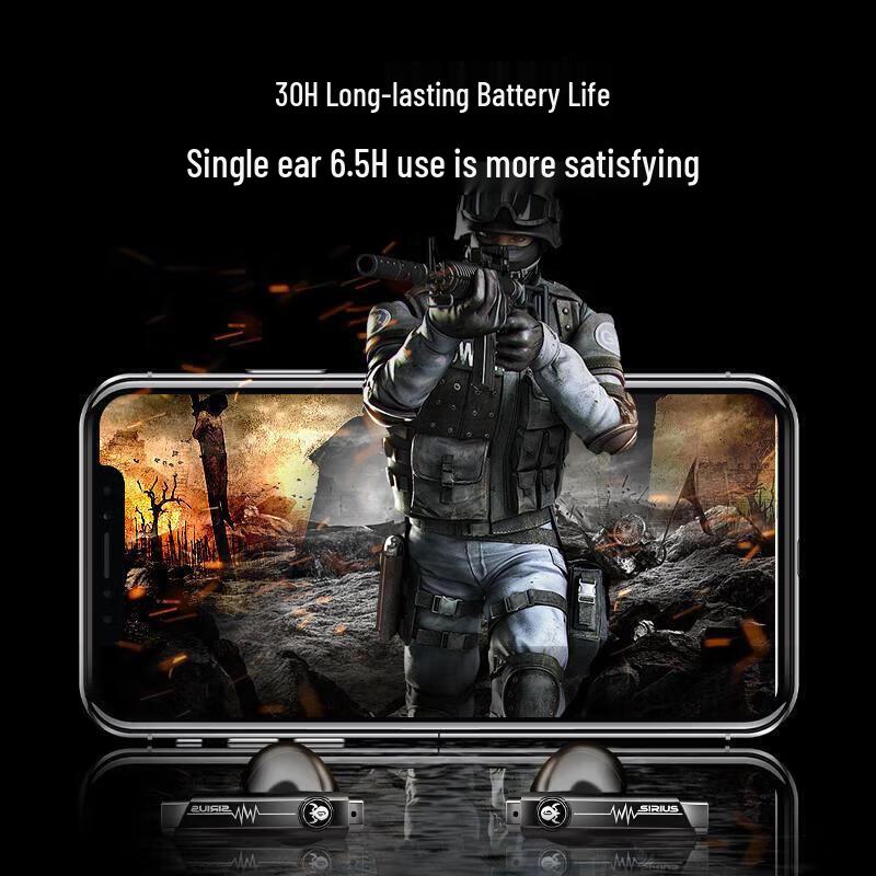 GravaStar P5 Semi-in-Ear Bluetooth Gaming Earbuds