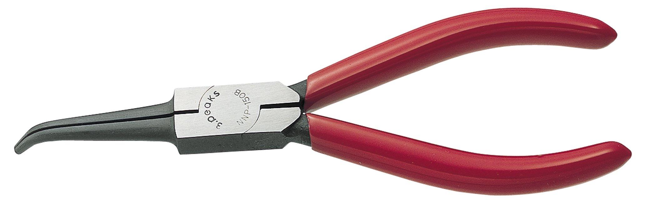 

Three Peaks Giken Bent Nose 3.peaks Pliers, 150mm, NNP-150BG