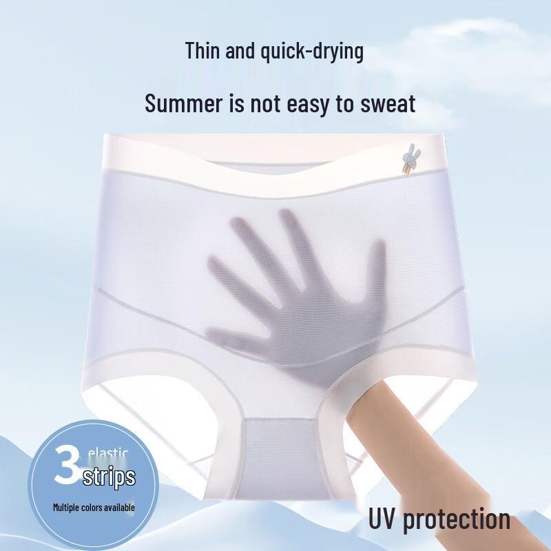 LANGSHA Women's High-Waist Seamless Maternity Panties