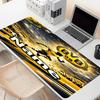 Custom Name Personalized Borussia Dortmund Bvb Pattern Mousepad, Laptop PC Desk Mat, Decorative Desk Mat for Home Keyboard Pad Gift
