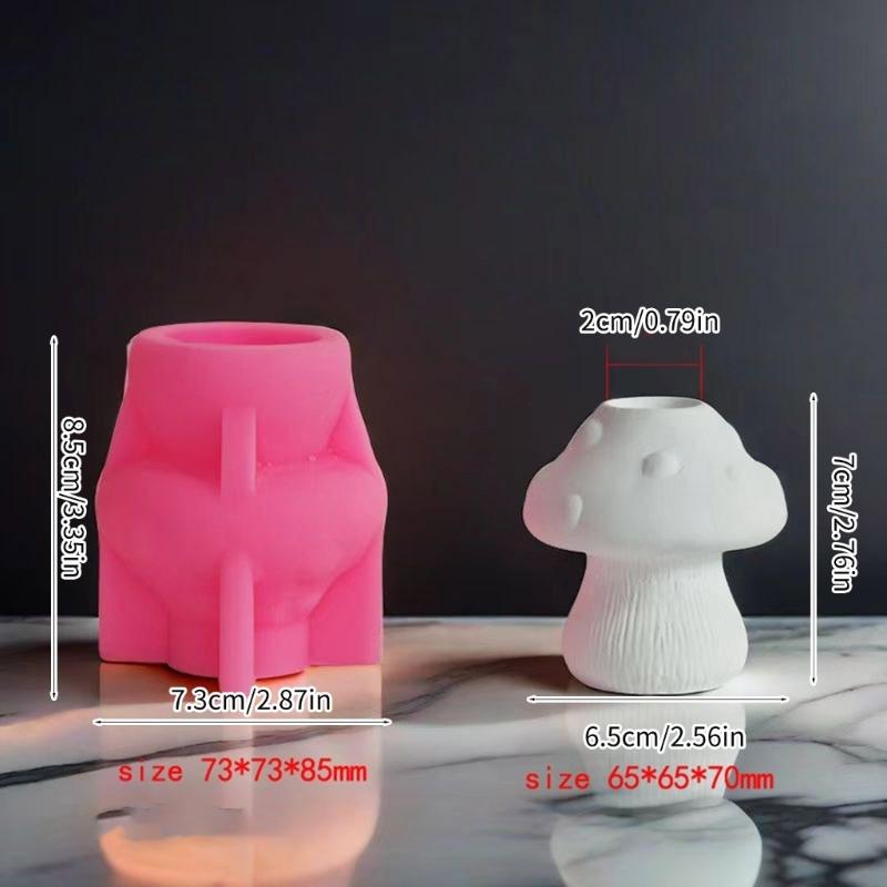 Versatile Sturdy Silicone Mold for Making Unique Candle Holders Smooth Designs Sturdy and Cracks Resistant Daily Use