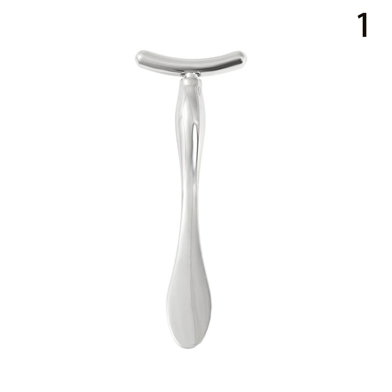 Eye and Face Cream Applicator – Alloy Beauty Spoon with Roller for Facial Massage, Lifting, and Anti-Wrinkle Skincare
