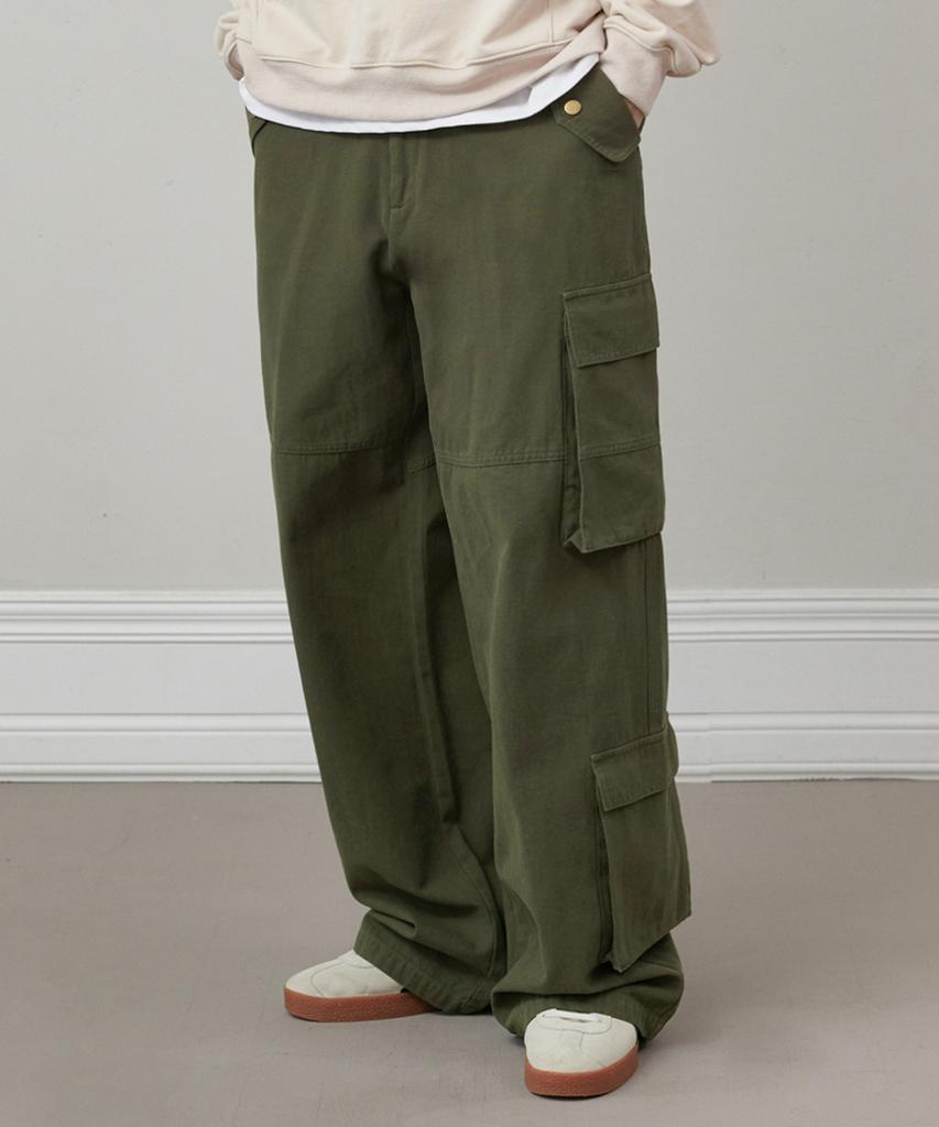GLW Double Pocket Cargo Pants Khaki