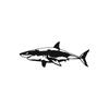 Autoaufkleber 17CM*6.5CM 3D Hai Kreativer Vinyl-Aufkleber Auf Autoaufkleber und Decals Fensteraufkleber Auto-Styling Decal