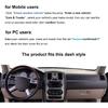 Dash Cover Mat  Fit For Chrysler 300 300C 2005-2010, Dashboard Cover Pad Carpet Protector (Black) F49