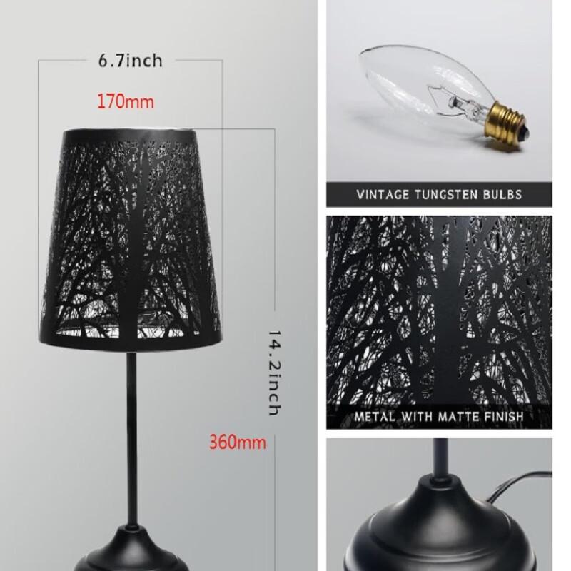 Промышленная настольная лампа с тенью