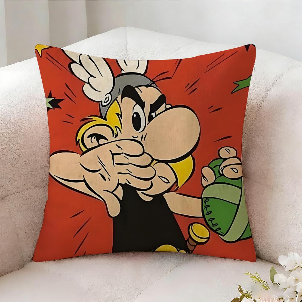 A-Asterixs Animation Film Pillow Case Pillowcase, Double-Sided Printed, Sofa Cushion, Bedroom Headboard Pillow