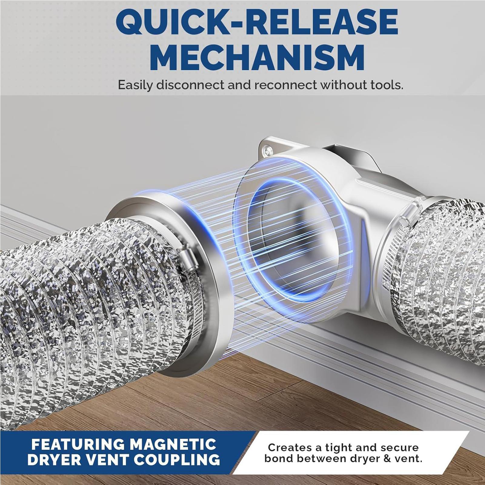 

Magnetic Dryer Vent Connector Exhaust Pipe Coupling Magnetic Dryer Vent Coupling For Indoor Outdoor Home Garage RV Laundry China Mainland
