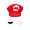 Anime Cartoon Cosplay Mütze mit Bart & Handschuhen Dekoration, Jungen Mädchen Halloween Verkleidung Geburtstagsparty Geschenk