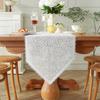 Kitchen Coffee Dining Table Rustic Farmhouse Living Room Bedroom Dresser Decor Lace Hollow-out Macrame Table Runner
