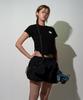 WHILE Half Balloon Climbing Pants Summer Hiking Shorts With Drawstring (Coal Black)