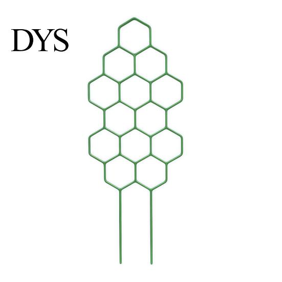 Stable Support for Small Vines Metal Honeycomb Trellis Potted Plants, 13.8" Climbing Plant Plants Indoor Hoya Pothos Ivy And Houseplants, Decorative