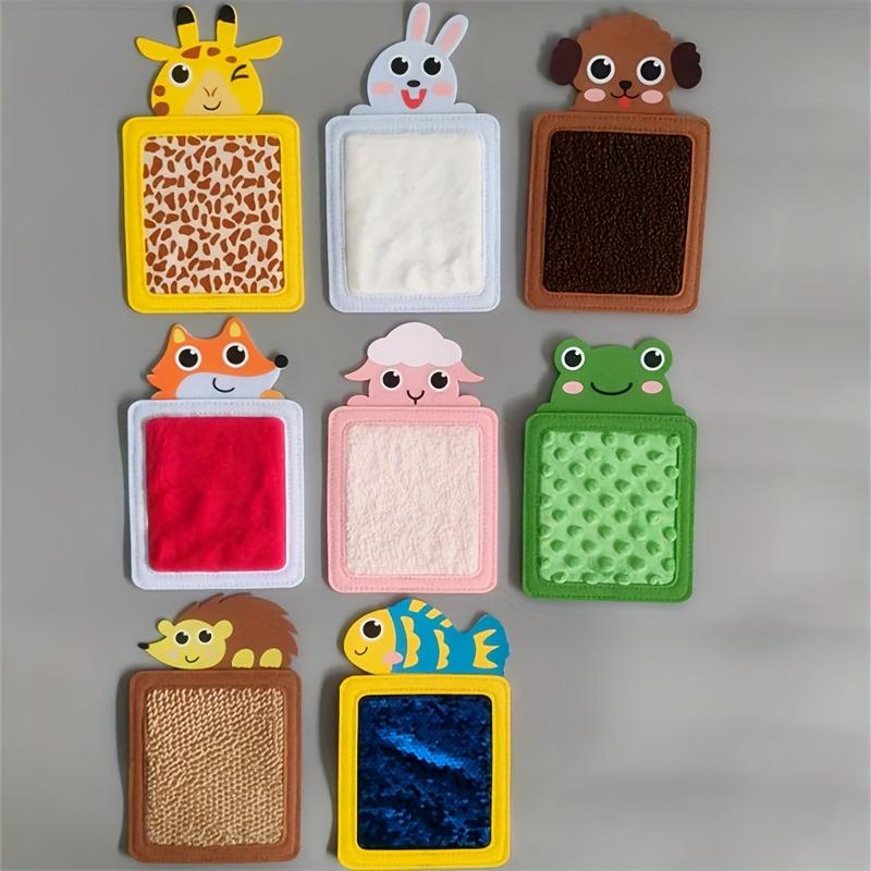 Felt Sensory Mats For Autistic Children Cartoon Animal Cognition Mat Tiles Textured Pads Developmental Preschool Education Toys