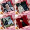 W-Wang Y-Yibo Pillow Case Soft Plush Fabric Double-Sided Printed Cushion Cover Warm Winter Sofa Pillow Case