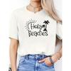 Spanish Letter Print Spring Summer Casual Round Neck Short Sleeve Sports T-Shirt Women's Top