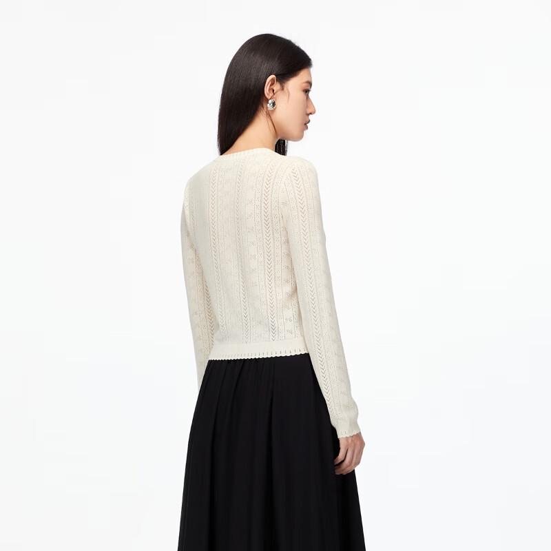 VEROMODA 2025 Autumn Hollow-Out Knit Top