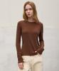 War For Woman Wt-31 Warm Slit T-Shirt_Brown