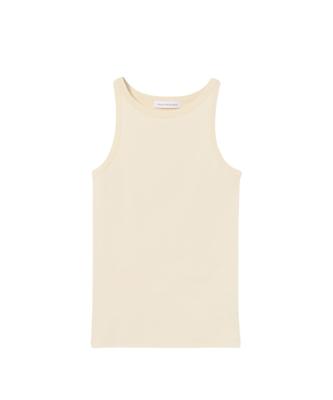 Urban Research Tanktop mit amerikanischen Ärmeln, Damenshirt, Größe, Japan, UR45-21X006, Beige/Free