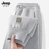 JEEP SPIRIT Men's Loose Fleece-Lined Jogger Sweatpants