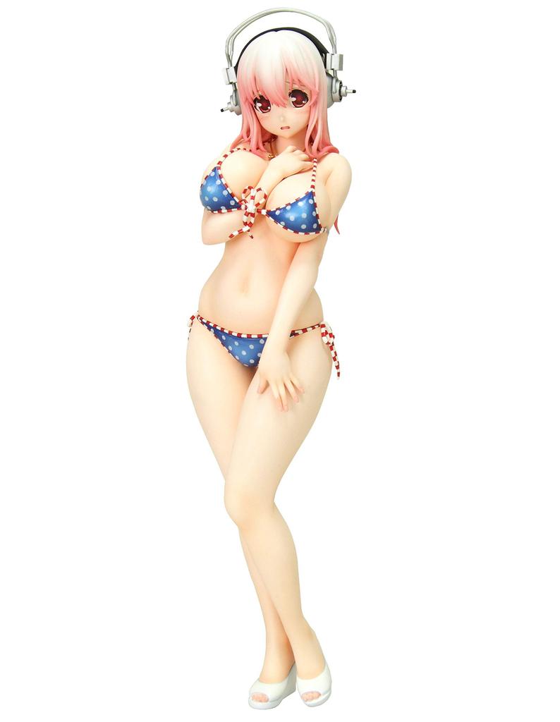 Marvel Kaitendo Super Sonico Paisura Bikini Scale PVC Painted Complete Figure Resale Ver. 1/6