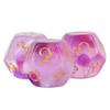3PCS 12 Sides Dice Set 4 Color Waterproof Wear Resistant Acrylic Lightweight Portable Polyhedral Dice for Table Game