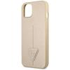 Guess Guhcp14Spsatle Iphone 14 / 15 / 13 6.1 Beżowy/Beige Hardcase Saffianotriangle Logo