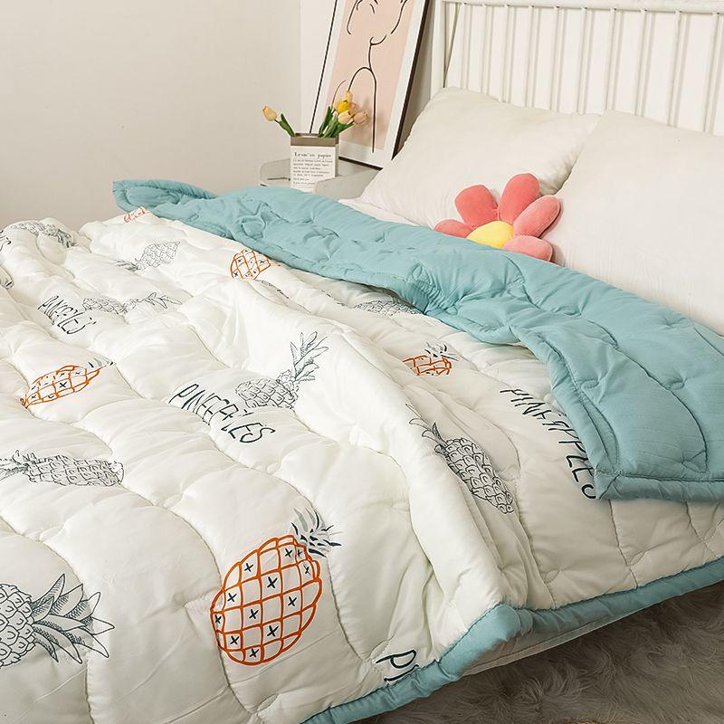 Cuvertură subțire de vară Cuvertură moale Aer condiționat Cuvertură/Plupușă/Pătură în patru anotimpuri Pilome de pat 150 de pat de o persoană