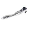97mm 3.82in Mini Ratchet Wrench 72 Teeth Ratchet Mechanism Tool 72 Teeth Tool Chrome-Vanadium Steel Tight Space Access