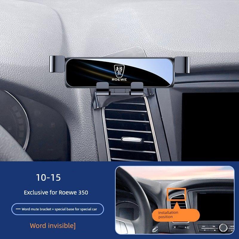 

Roewe 35 B0 Automotive Device Mount Dedicated Roewe 550 Car Rack New Arrival Navigation Support Modified Pieces 10-15 Roewe 350 [One-Line] Black