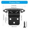 Combined Smooth Automatic Shut Cabinet Link Solid Metal Construction Concealed Mount Entry Link for Modern Entry Plates