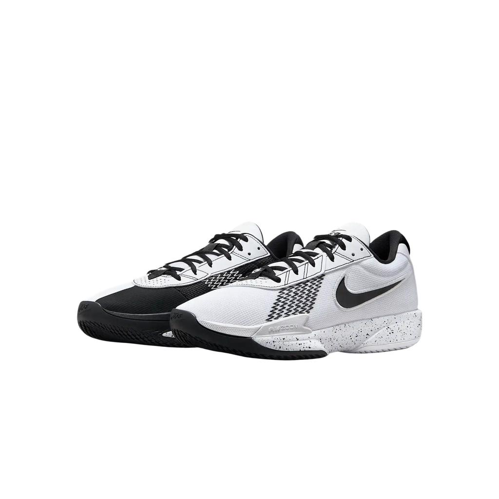 New Nike Air Zoom G.T. Cut Academy Cushioned Wear Resistant Lightweight Low Top Basketball Shoes Unisex White Black FB2598-105