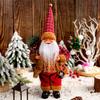 Weihnachten Weihnachtsmann Puppe Ornamente Niedliche Realistische Weihnachtsmann Figur Festliche Feiertagsdekoration für Zuhause Küche Hotel