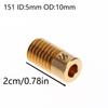 1 Pcs 0.5M Deceleration Worm Gear 065/151 Turbine 3.175/3/4/5/6 Mm Deceleration Worm Wheel