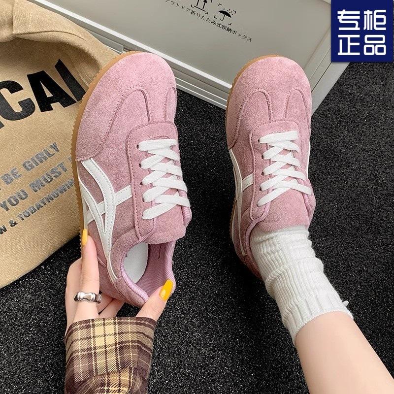 Yellow Dexun Shoes Women's Shoes 2025 Spring and Summer New Popular Lightweight Retro Forrest Gump Shoes Versatile Sports and Leisure Board Shoes