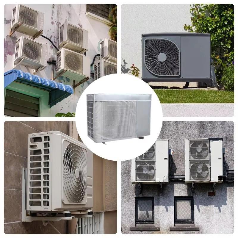 Window Winter AC Covers For Outside Ac Unit Cover Sun Protection Waterproof Anti-Dust Air Conditioner Protection Covers