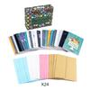 Birthday Card Handmade Greeting Card with Envelope Colorful Surprise Card for Women Festives Celebration Supplies