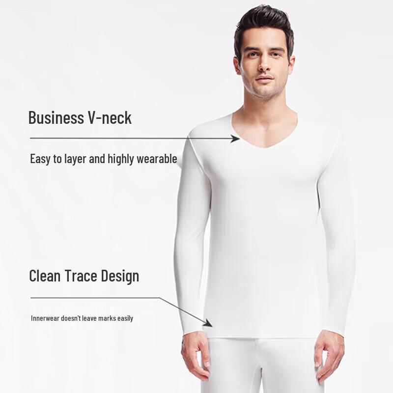 Aimer Men's Modal Thermal Underwear Set