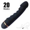 20 režimů Vibrátor Měkké silikonové dildo Realistický penis Silný motor Bod G Klitorální stimulátor Ženský masturbátor Sexuální hračky pro dospělé
