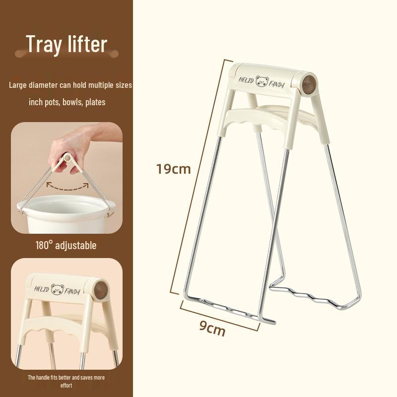 

Japanese Silicone Non-Slip Anti-Scalding Bowl & Dish Lifter with Steaming Grip
