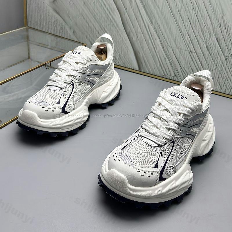 Men's Casual Sports Shoes Autumn 2025 Comfortable Non Slip Breathable Outdoor Sports Shoes  Retro Platform Fashion Running Shoes