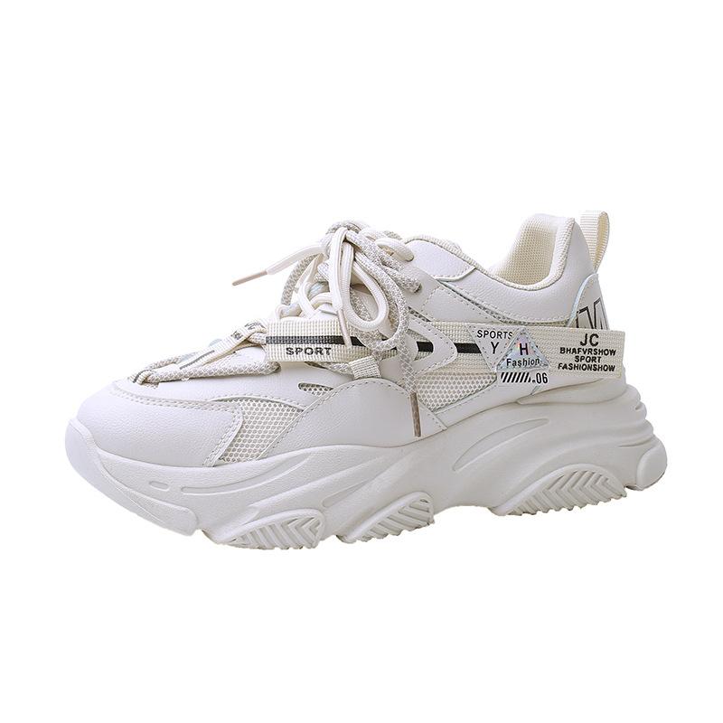 Mode Damen Sneaker Schuh Frau Mode Mesh Atmungsaktiv Weiß Tennis Damen Plateau Schuhe Mädchen Vulkanisierte Schuhe zapatillas mujer niña