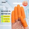 Ansaicui Dotted Anti-Slip Latex Finger Cots (100-Pack)