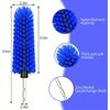 Highly Dense Durable Drill Brush for Car Wheel Cleaning Rims Engines Exhaust Bottle 1 Pack
