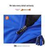 Men's Plus Size Winter Down Jacket and Pants: Fleece-Lined, Thick, Windproof, Waterproof Mountaineering Suit.