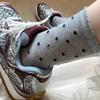 Sweet Romantic Bow Floral Lolita Lace Socks - Summer Cotton Mesh, Breathable Pattern
