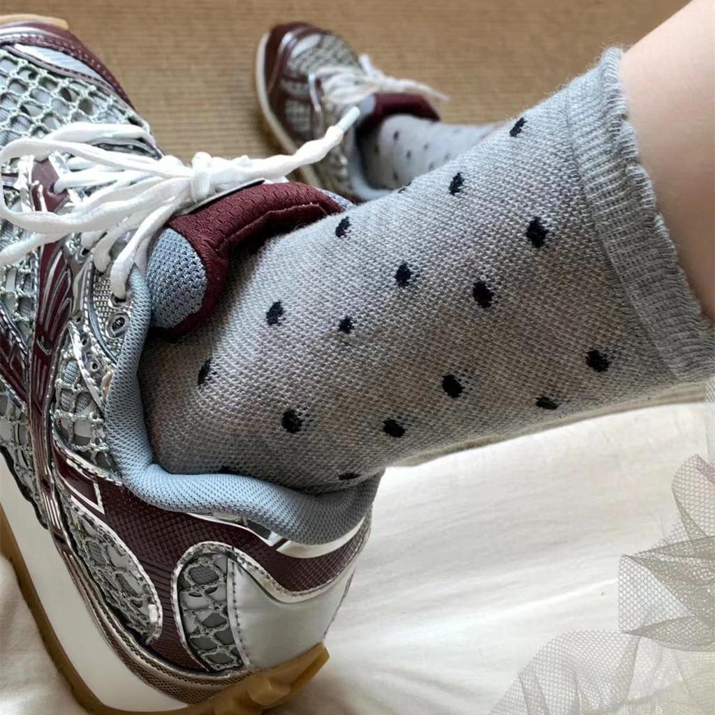 Sweet Romantic Bow Floral Lolita Lace Socks - Summer Cotton Mesh, Breathable Pattern