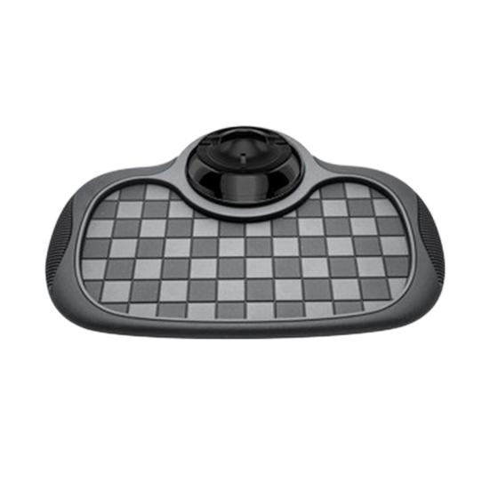

Car Phone Holder Dashboard Non-Slip Pad 360-degree Rotating Cell Phone Stand Multipurpose Anti-Slip Mat for Sunglasses Keys Gadgets черный серый